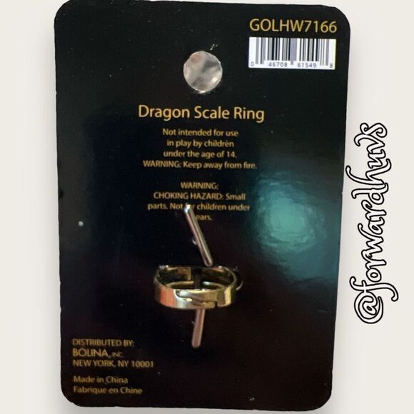 Dragon Scale Statement Ring - New in Package - Picture 6 of 10